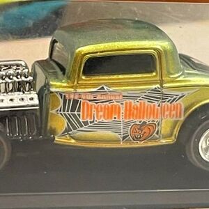 Hot Wheels Yellow Die-Cast Car with Chrome Details